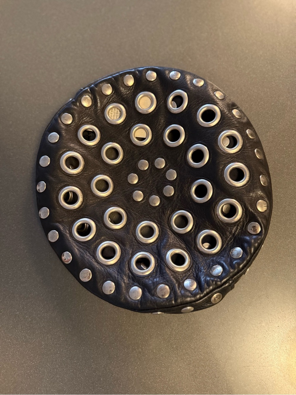 Gucci Leather Studded Beret